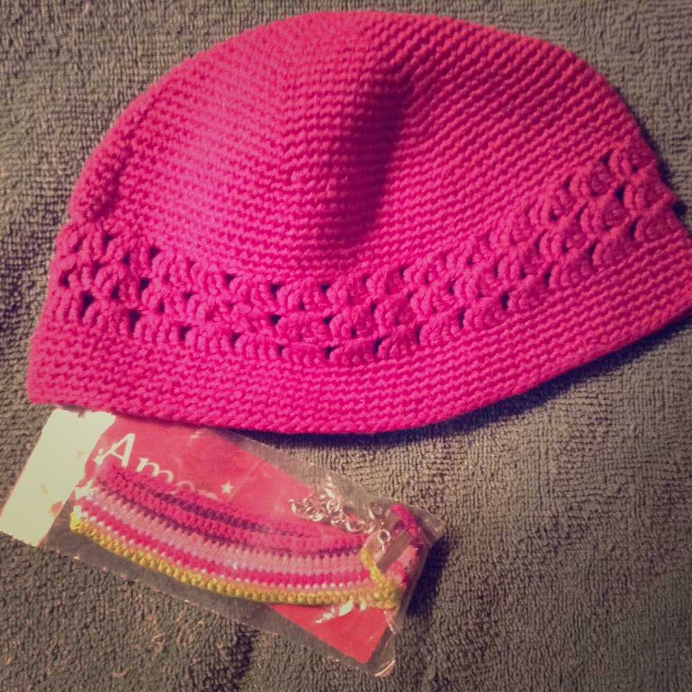 NWT American Girl Hat and Choker for Girls